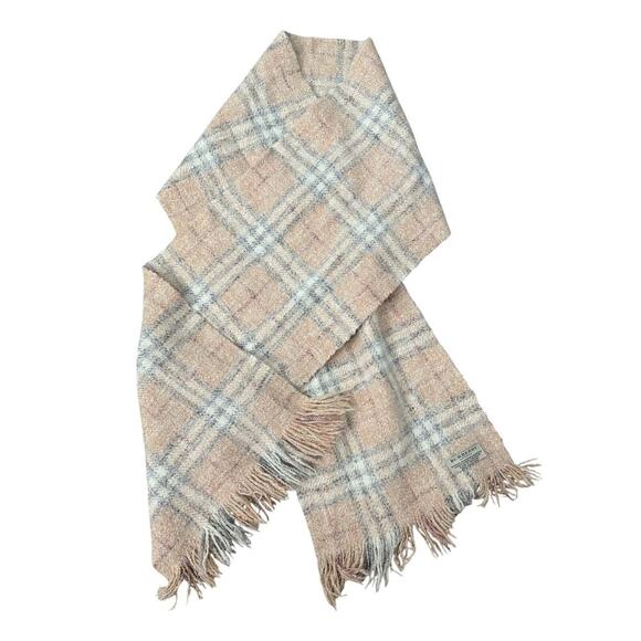 Burberry Plaid Scarf - Pink/peachy Hues - Picture 4 of 4
